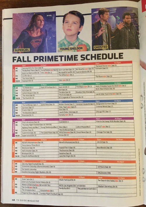 tv guide canada fall preview 2016